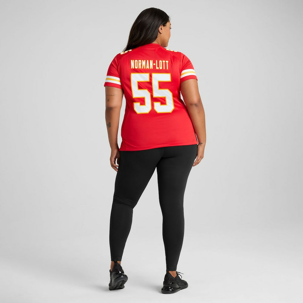 Omarr Norman-Lott Kansas City Chiefs Women's Team Game Jersey - Red for sale