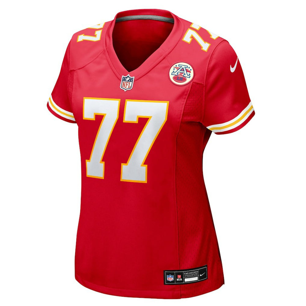 Jaylon Moore Kansas City Chiefs Women's Team Game Jersey - Red discount