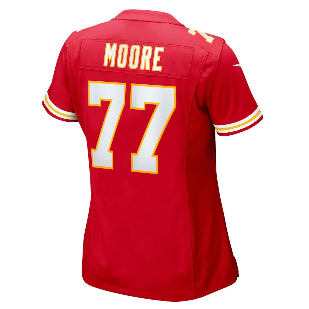 Jaylon Moore Kansas City Chiefs Women's Team Game Jersey - Red discount