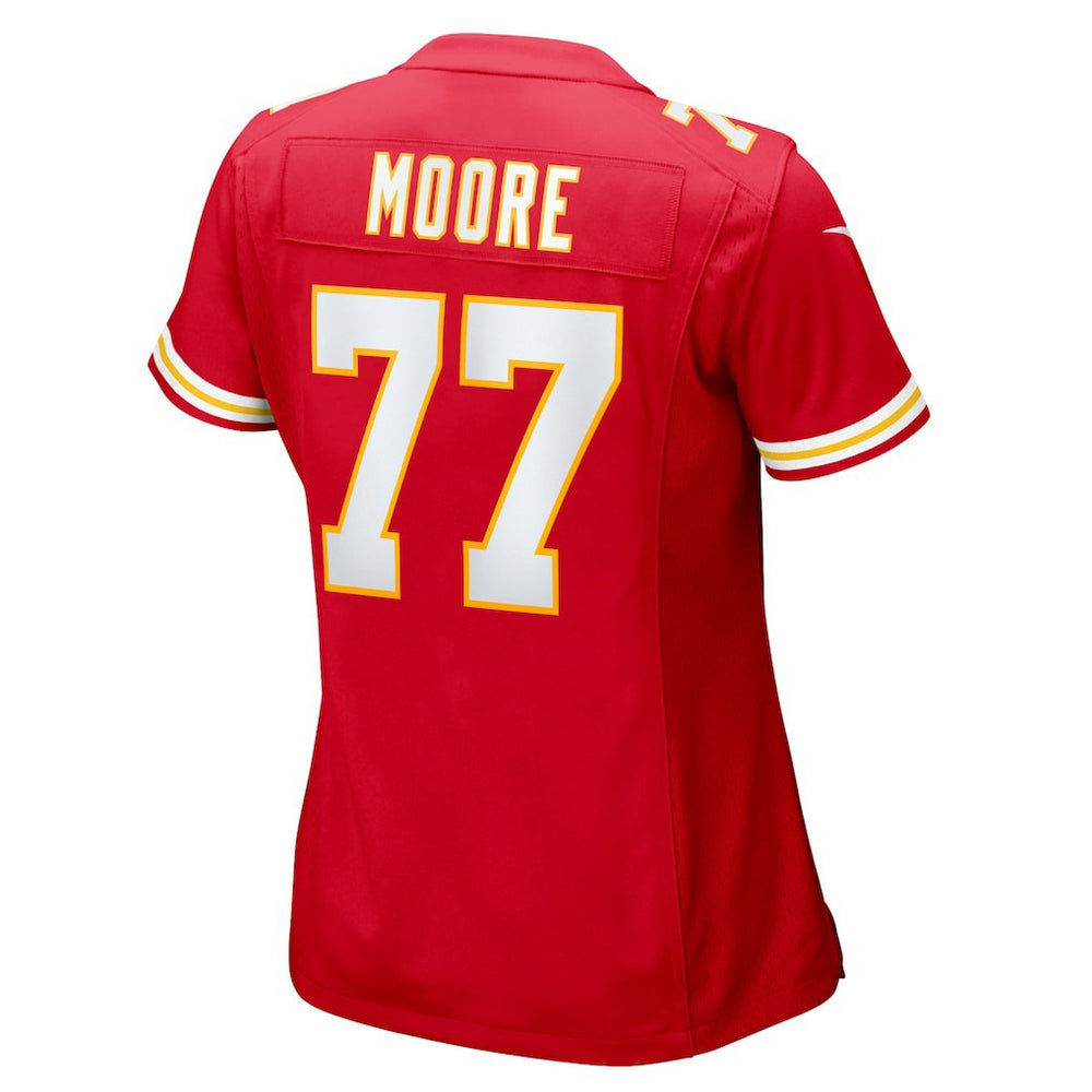 Jaylon Moore Kansas City Chiefs Women's Team Game Jersey - Red discount