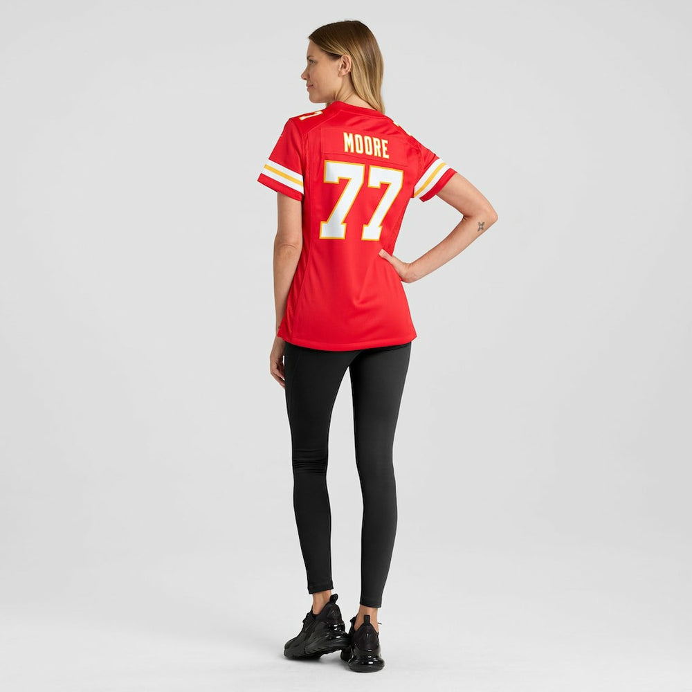 Jaylon Moore Kansas City Chiefs Women's Team Game Jersey - Red discount