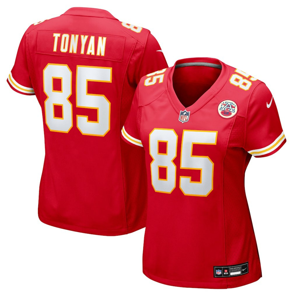 Robert Tonyan Kansas City Chiefs Women's Team Game Jersey - Red online