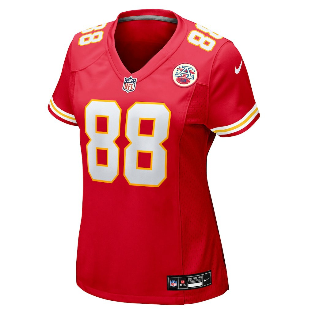 Jake Briningstool Kansas City Chiefs Women's Team Game Jersey - Red outlet