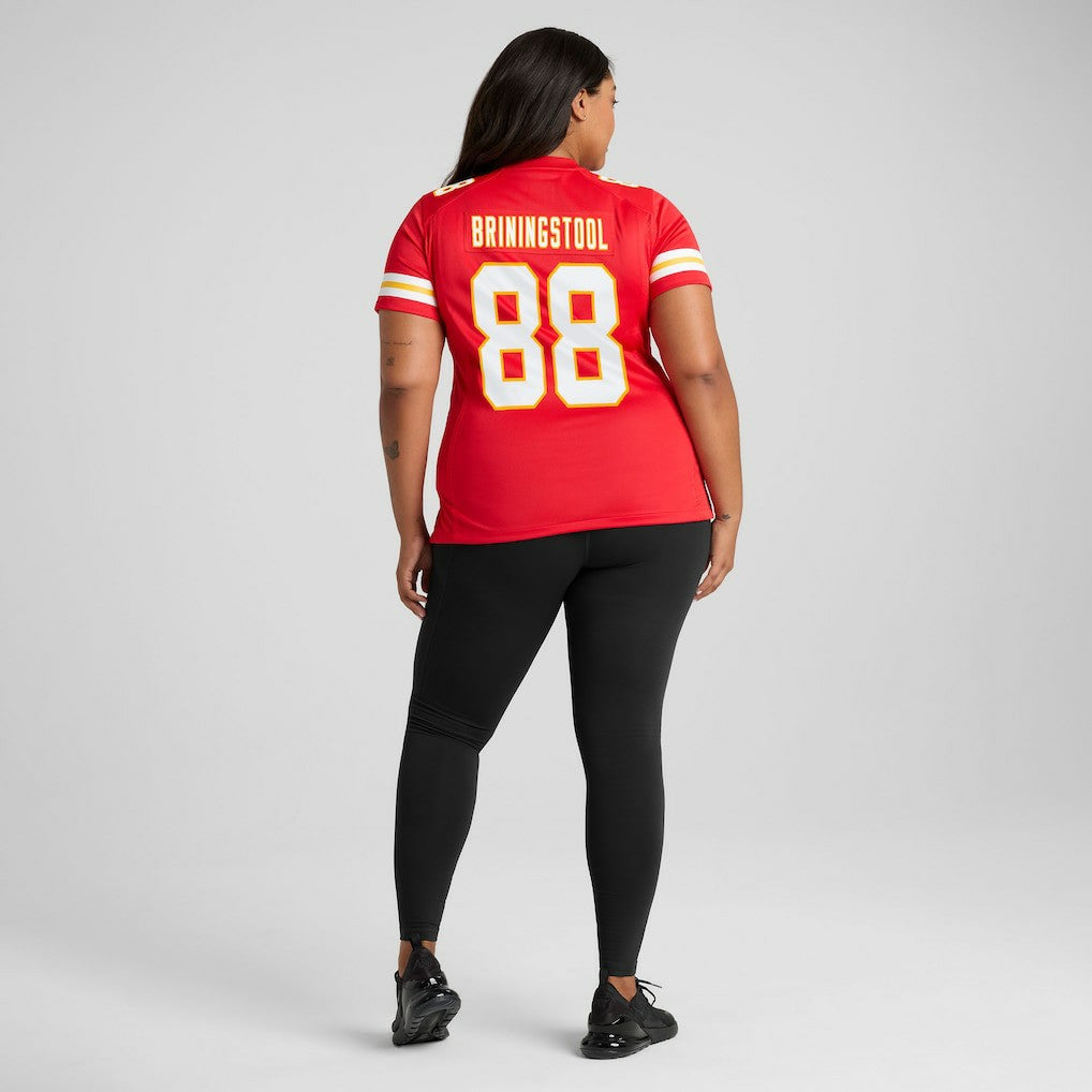 Jake Briningstool Kansas City Chiefs Women's Team Game Jersey - Red outlet