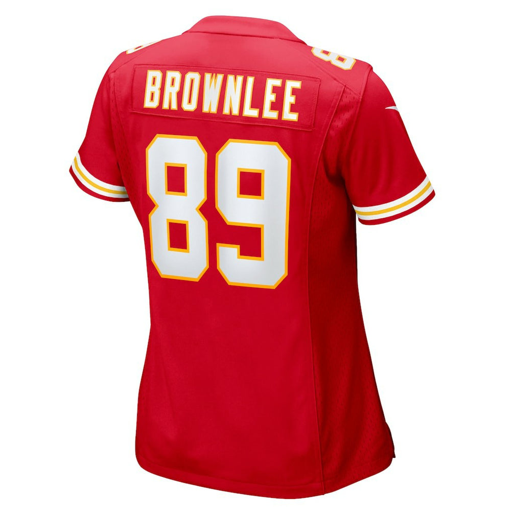 Jason Brownlee Kansas City Chiefs Women's Team Game Jersey - Red for sale