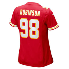 Janarius Robinson Kansas City Chiefs Women's Team Game Jersey - Red on sale