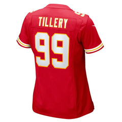 Jerry Tillery Kansas City Chiefs Women's Team Game Jersey - Red sale