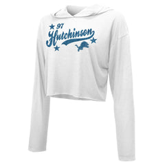 Aidan Hutchinson Detroit Lions Majestic Threads Women's Glitter Wordmark Hoodie - White for sale