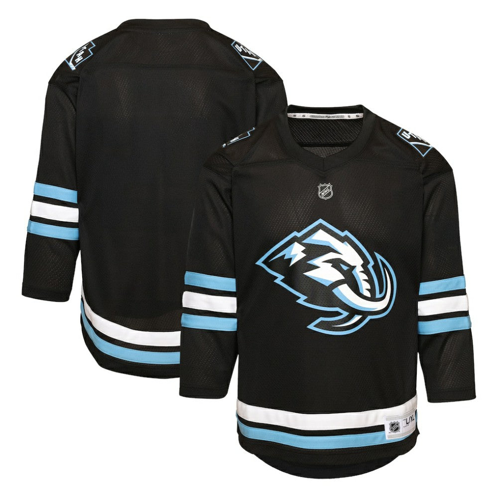 Utah Mammoth Youth Home Replica Jersey - Black Jerseys