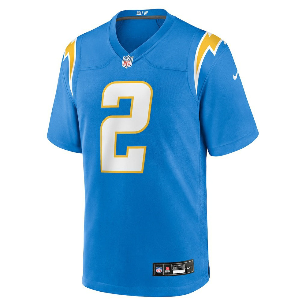Elijah Molden Los Angeles Chargers Team Game Jersey - Powder Blue cheap