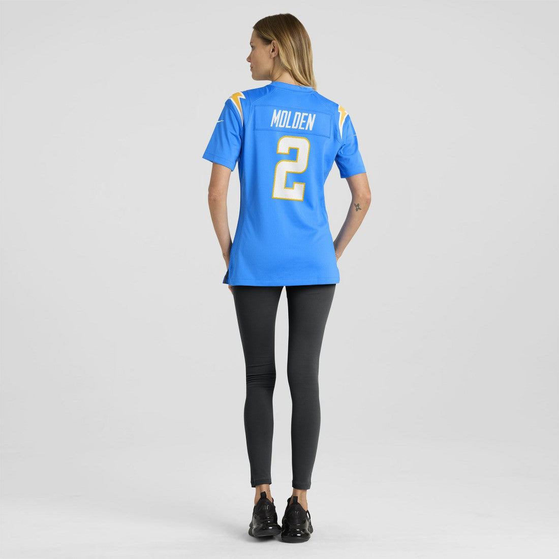 Elijah Molden Los Angeles Chargers Women's Team Game Jersey - Powder Blue for sale