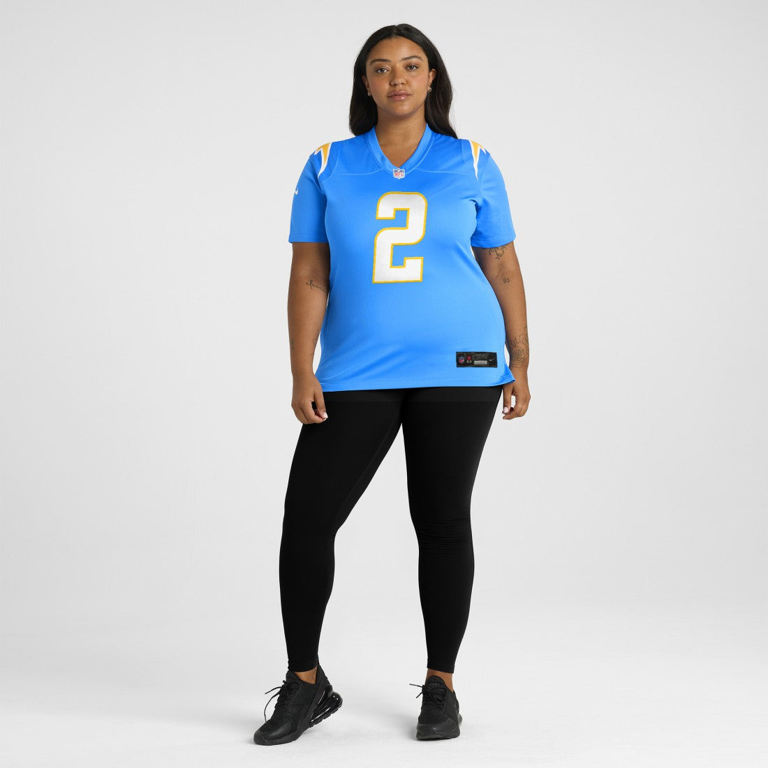 Elijah Molden Los Angeles Chargers Women's Team Game Jersey - Powder Blue for sale