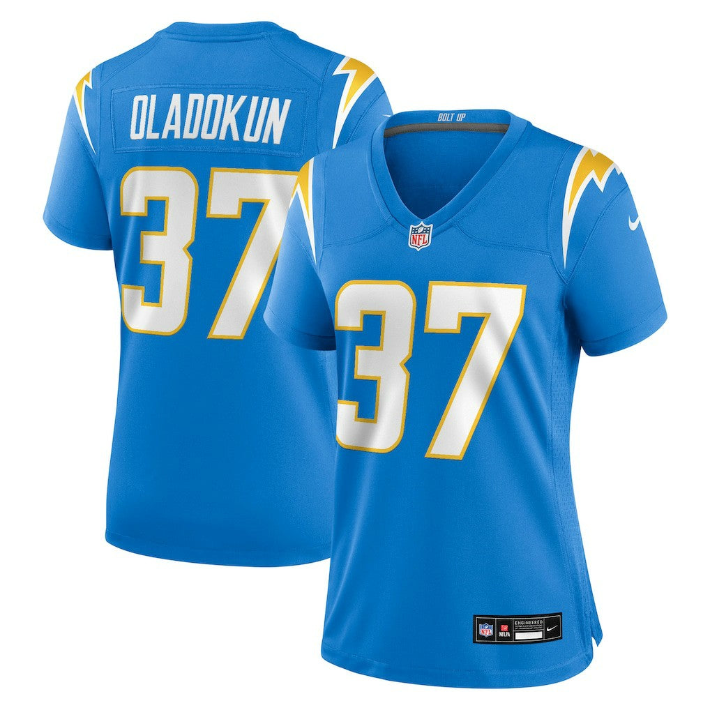 Jordan Oladokun Los Angeles Chargers Women's Team Game Jersey - Powder Blue discount