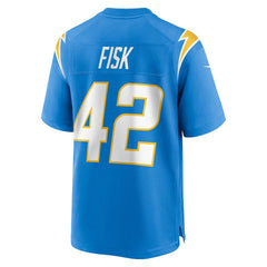 Tucker Fisk Los Angeles Chargers Team Game Jersey - Powder Blue sale