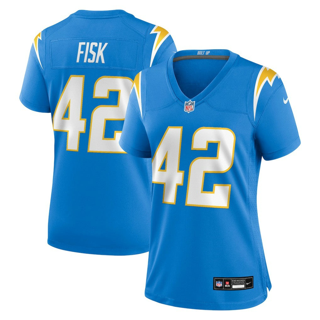 Tucker Fisk Los Angeles Chargers Women's Team Game Jersey - Powder Blue outlet