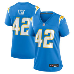 Tucker Fisk Los Angeles Chargers Women's Team Game Jersey - Powder Blue outlet