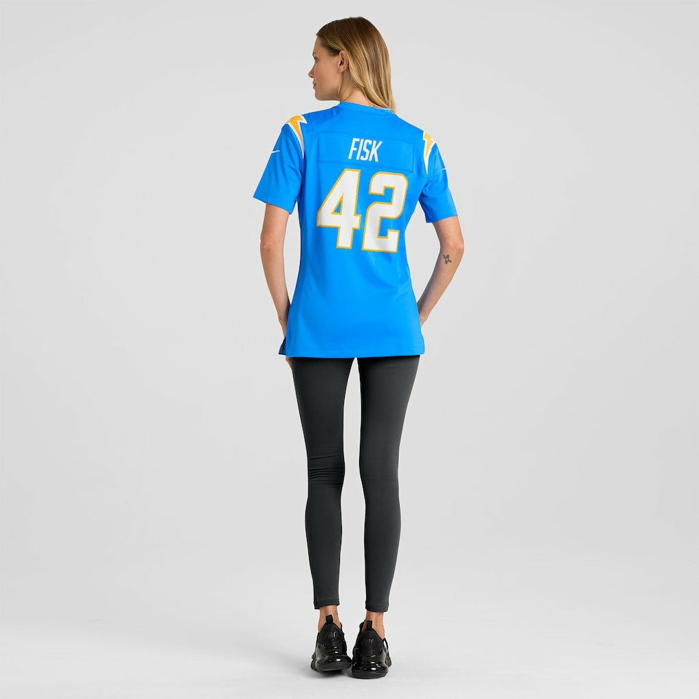 Tucker Fisk Los Angeles Chargers Women's Team Game Jersey - Powder Blue outlet