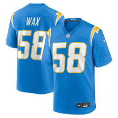 Marlowe Wax Los Angeles Chargers Team Game Jersey - Powder Blue cheap