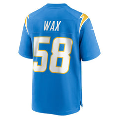 Marlowe Wax Los Angeles Chargers Team Game Jersey - Powder Blue cheap