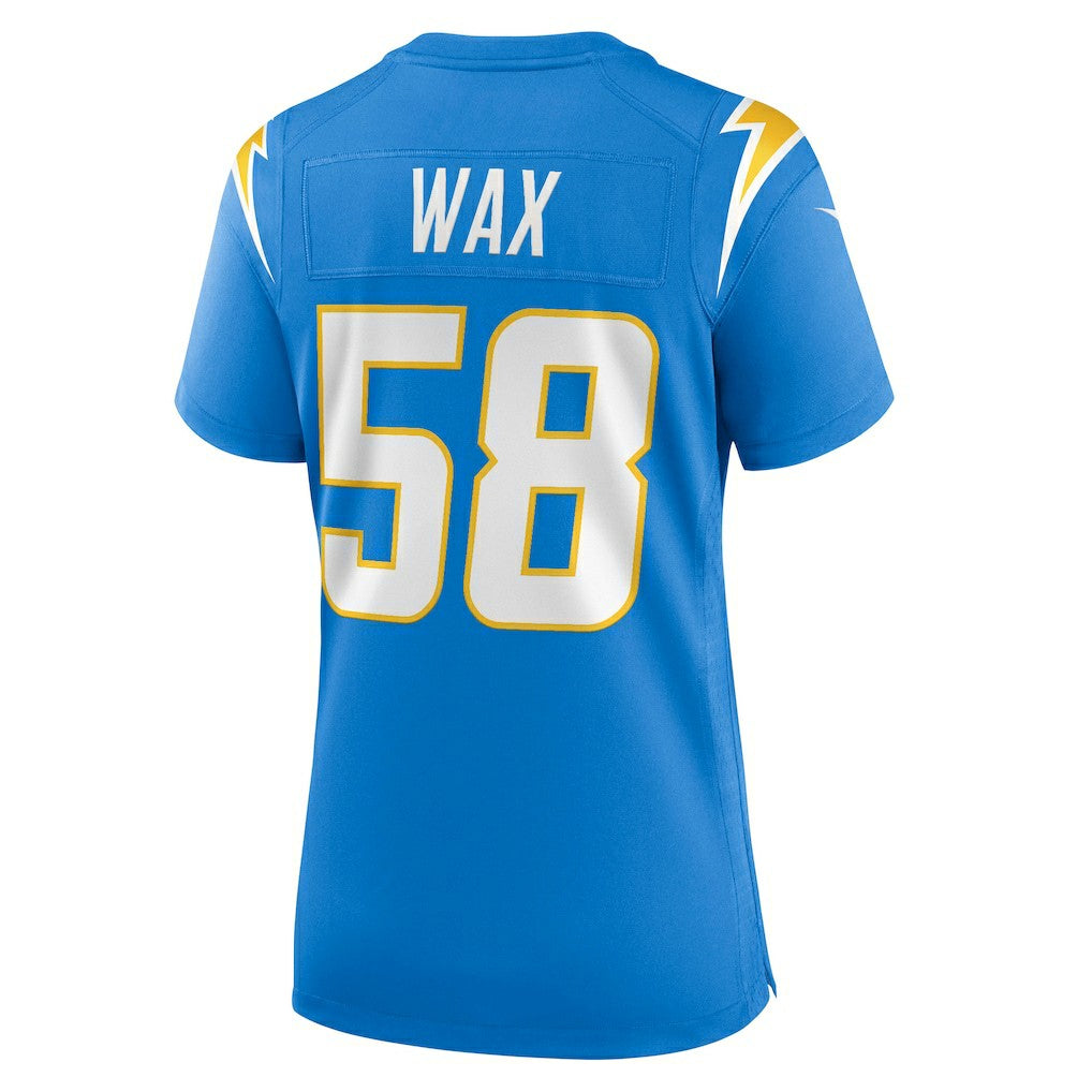 Marlowe Wax Los Angeles Chargers Women's Team Game Jersey - Powder Blue for sale