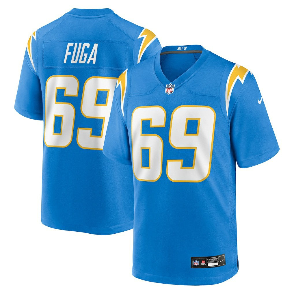 Josh Fuga Los Angeles Chargers Team Game Jersey - Powder Blue discount