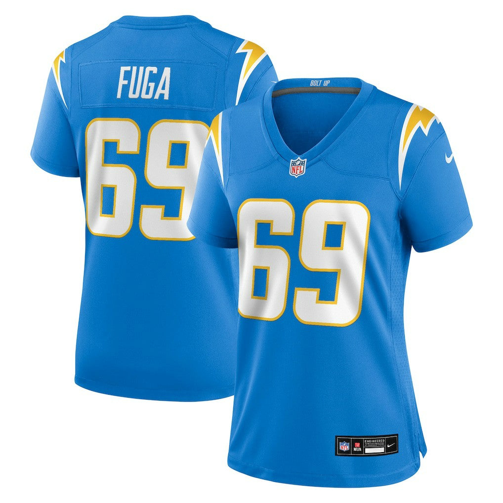 Josh Fuga Los Angeles Chargers Women's Team Game Jersey - Powder Blue outlet
