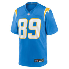 Will Dissly Los Angeles Chargers Team Game Jersey - Powder Blue discount