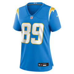 Will Dissly Los Angeles Chargers Women's Team Game Jersey - Powder Blue on sale