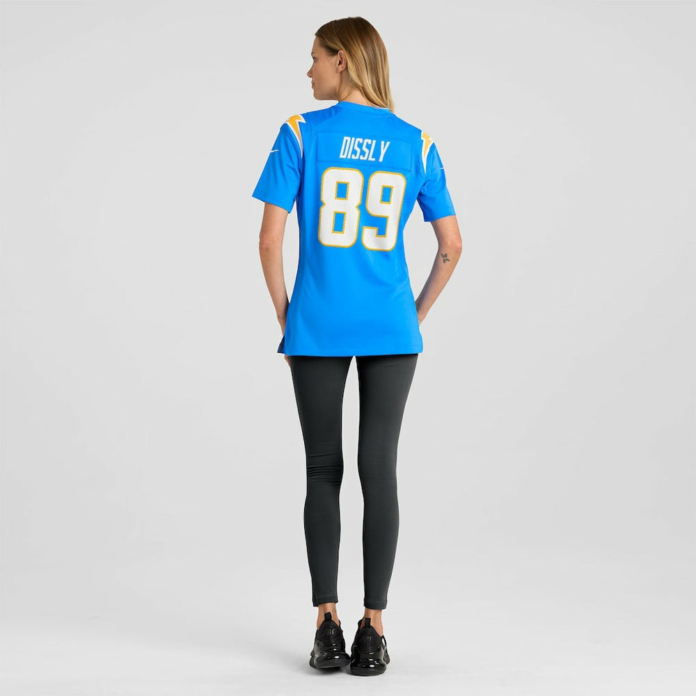Will Dissly Los Angeles Chargers Women's Team Game Jersey - Powder Blue on sale