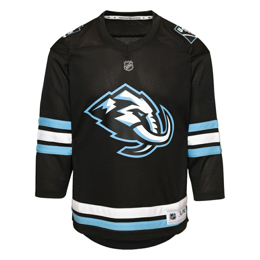 Utah Mammoth Youth Home Replica Custom Jersey - Black Jerseys