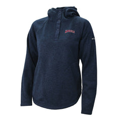 Los Angeles Angels Women's Half-Snap Pullover Hoodie Navy
