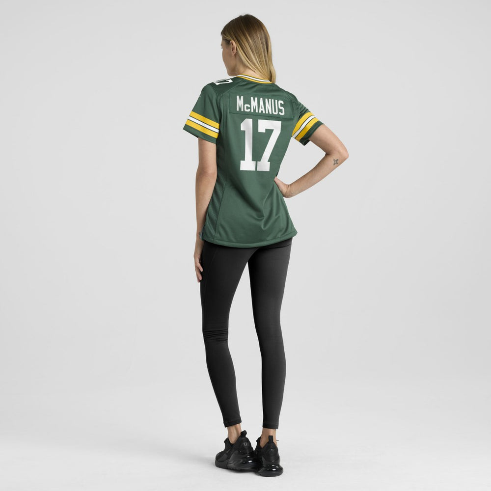 Brandon McManus Green Bay Packers Women's Team Game Jersey - Green on sale
