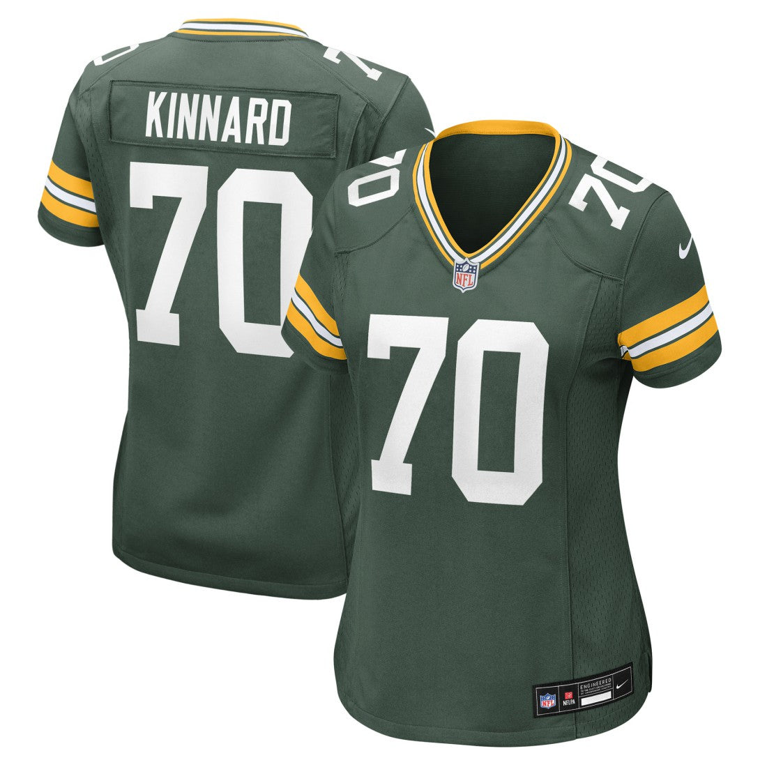 Darian Kinnard Green Bay Packers Women's Team Game Jersey - Green online