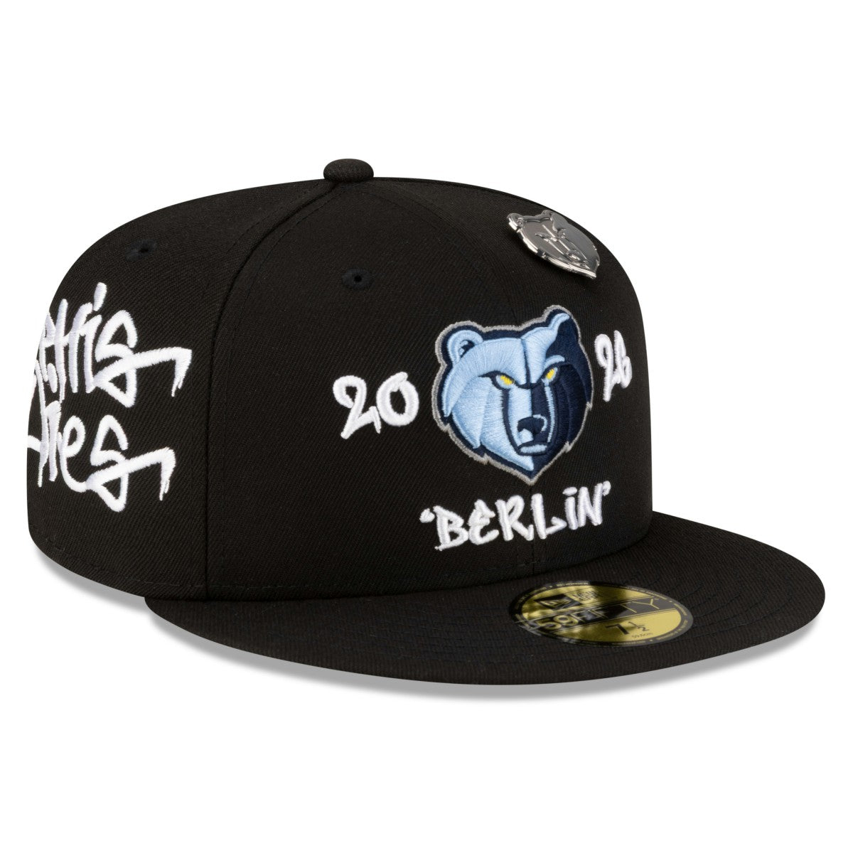 Memphis Grizzlies 2026 NBA Global Games Berlin 59FIFTY Fitted Hat - Black shop