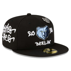 Memphis Grizzlies 2026 NBA Global Games Berlin 59FIFTY Fitted Hat - Black shop
