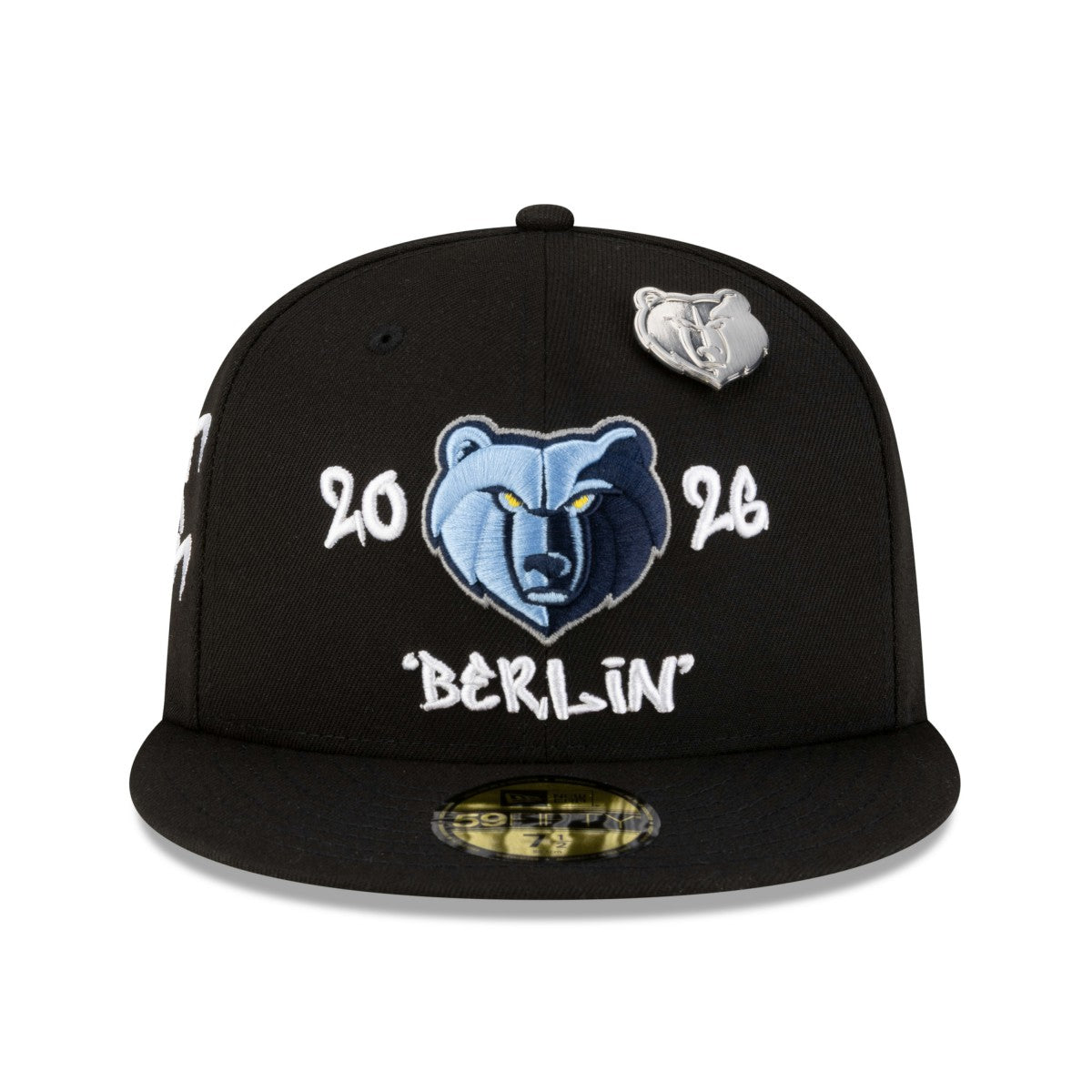 Memphis Grizzlies 2026 NBA Global Games Berlin 59FIFTY Fitted Hat - Black shop