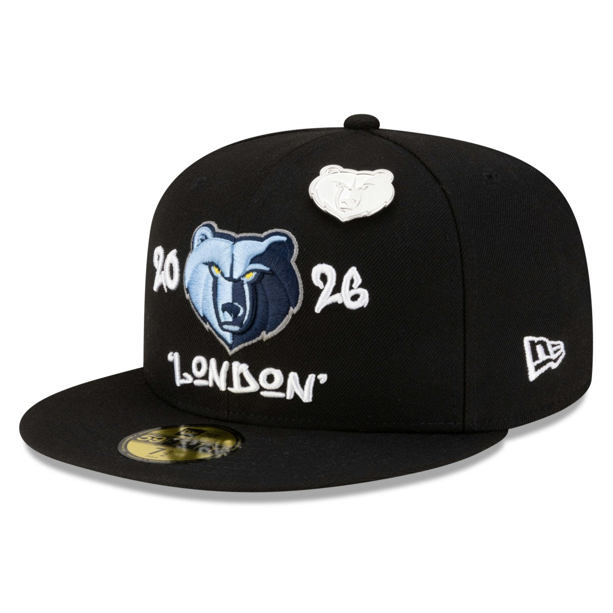 Memphis Grizzlies 2026 NBA Global Games London 59FIFTY Fitted Hat - Black shop