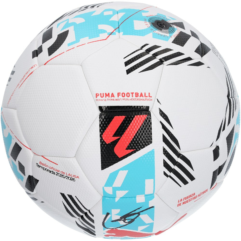 Raphinha Barcelona Autographed 2024-25 La Liga Soccer Ball
