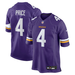 Myles Price Minnesota Vikings Team Game Jersey - Purple outlet