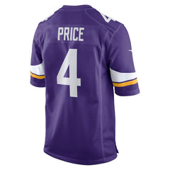 Myles Price Minnesota Vikings Team Game Jersey - Purple outlet