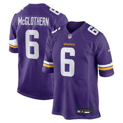 Dwight McGlothern Minnesota Vikings Team Game Jersey - Purple for sale