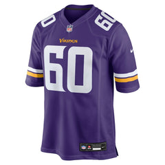 Joe Huber Minnesota Vikings Team Game Jersey - Purple cheap