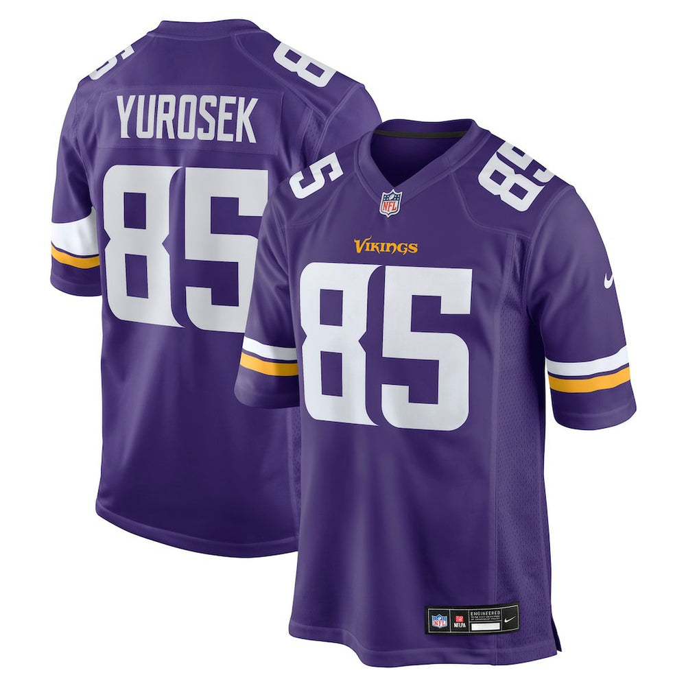 Ben Yurosek Minnesota Vikings Team Game Jersey - Purple on sale