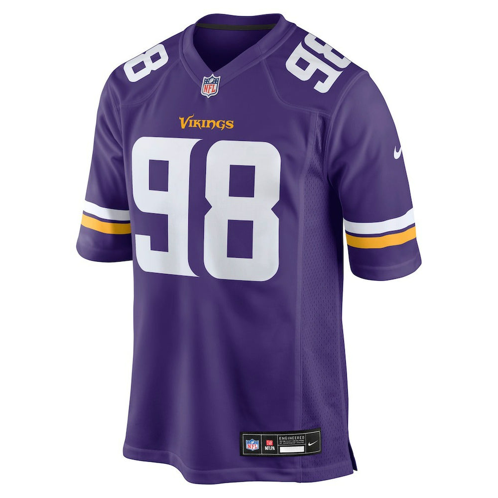 Bo Richter Minnesota Vikings Team Game Jersey - Purple sale