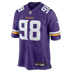 Bo Richter Minnesota Vikings Team Game Jersey - Purple sale