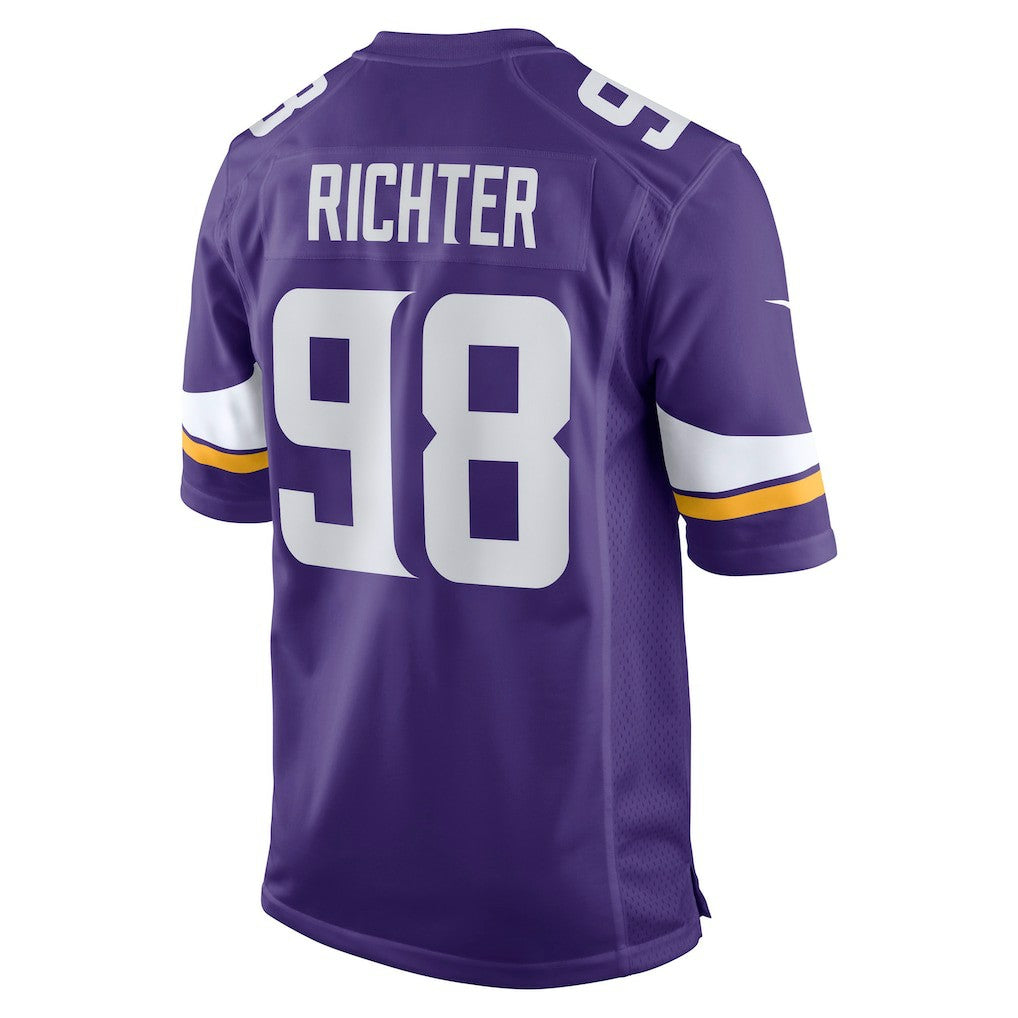 Bo Richter Minnesota Vikings Team Game Jersey - Purple sale