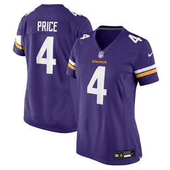 Myles Price Minnesota Vikings Women's Team Game Jersey - Purple cheap
