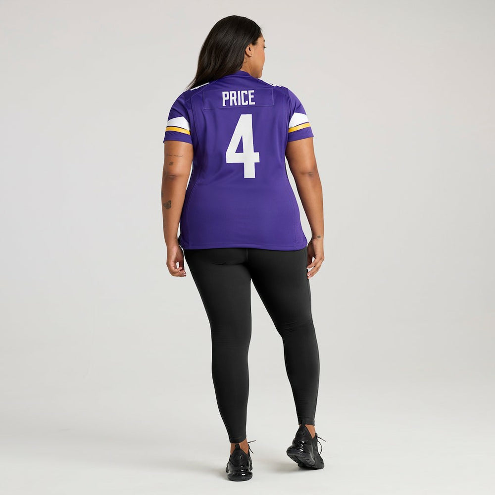 Myles Price Minnesota Vikings Women's Team Game Jersey - Purple cheap