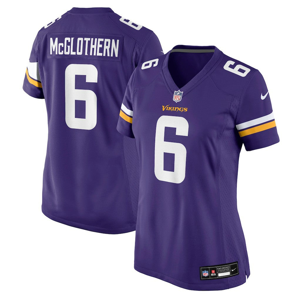 Dwight McGlothern Minnesota Vikings Women's Team Game Jersey - Purple sale