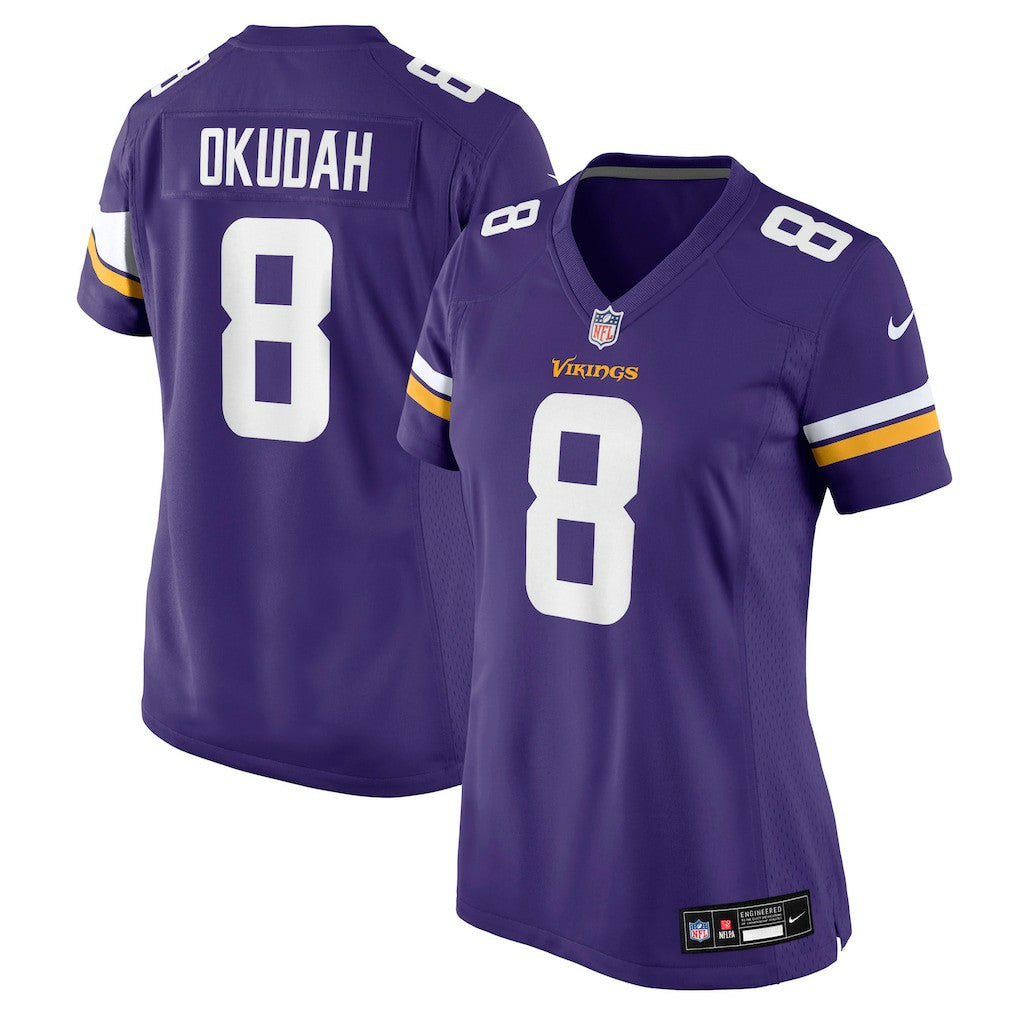 Jeff Okudah Minnesota Vikings Women's Team Game Jersey - Purple online